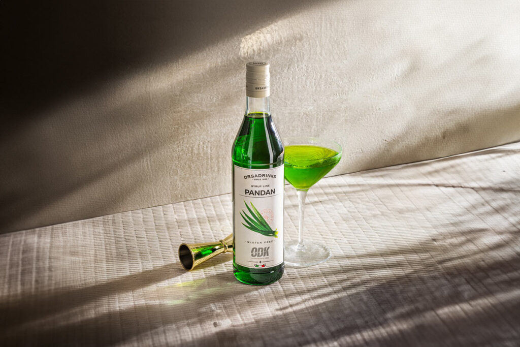 Orsa Drinks pandan syrup bottle